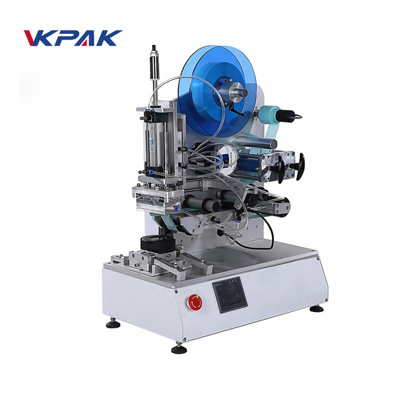 Aplicador d'etiquetes de superfície plana d'alta precisió semiautomàtica VK-T804